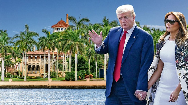 Theo Vanity Fair, sau khi kết thúc nhiệm kỳ tổng thống, ông Donald Trump sẽ biến dinh thự Mar-a-Lago rộng lớn ở Palm Beach thành nơi lưu trú lâu dài tiếp theo của gia đình. Ảnh: Getty/Alamy.