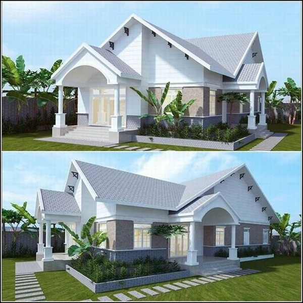 Kiến trúc hiện nay hướng nhiều đến xu hướng có sân vườn. Một căn nhà cấp 4 sở hữu không gian riêng tư, kết hợp với khu vườn mang đến không gian sống tuyệt vời nhất. Ảnh: Internet