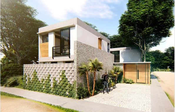 Mẫu nhà mang kiến trúc hiện đại kết hợp hài hòa với vật liệu tự nhiên được dự đoán sẽ lên ngôi trong những tháng nửa cuối năm 2019. Ảnh: Indigo.
