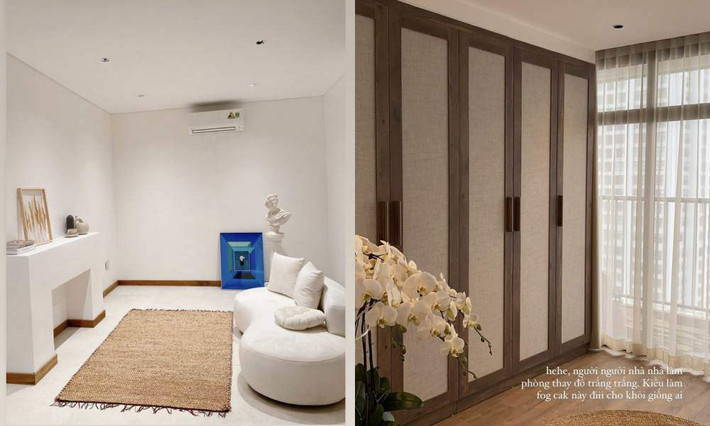 Trong nhà sử dụng toàn bộ đồ thông minh như đèn cảm ứng, điều khiển đèn, TV qua giọng nói. Ảnh: Instagram