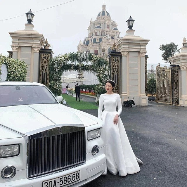 Hôn lễ của Thu Hương được tổ chức trong căn biệt thự 7 tầng hoành tráng ở Trực Ninh (Nam Định). Ảnh: Internet