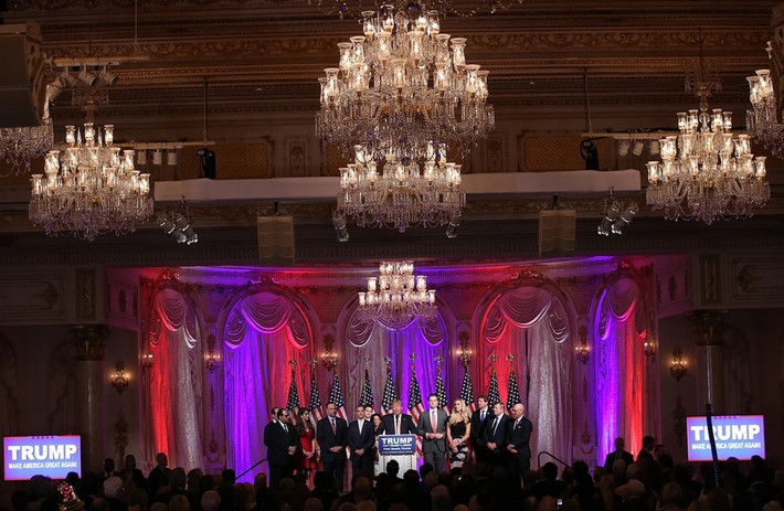 Mar-a-Lago cũng từng là nơi ông Trump tổ chức các cuộc vận động tranh cử. Ảnh: Getty