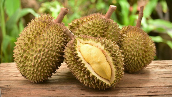 Tại cuộc đấu giá sầu riêng ở Thái Lan năm 2019, quả sầu riêng giống Kanyao đặc biệt này đã lập kỉ lục thế giới với mức giá 48.000 USD (hơn 1,1 tỷ đồng). Ảnh: Channelnewsasia
