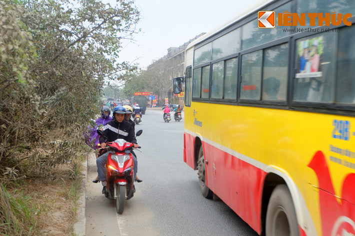 Theo thiết kế, đường gom dân sinh đại lộ Thăng Long chỉ được đi một chiều, nhưng để thuận tiện cho việc đi lại của người dân dọc hai bên đại lộ, rút ngắn khoảng cách khi đi vòng qua hầm chui dân sinh nên từ tháng 11/2010, Sở GTVT Hà Nội tổ chức giao thông lại trên tuyến đường này. Xe máy, xe thô sơ được đi hai chiều; xe ô tô được đi một chiều theo hướng quy định từ Km4 đến Km30 và ngược lại. Tuy nhiên, nguy hiểm tiềm ẩn xảy ra tai nạn giao thông khi người dân đi trên tuyến đường này.