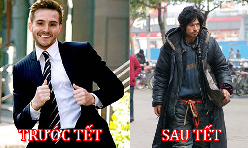 Lúc trước bảnh bao, lúc sau tàn tạ.