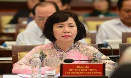 Tuần qua, Ban Bí thư đã quyết định miễn nhiệm chức vụ Ủy viên Ban cán sự đảng Bộ Công thương và đề nghị Thủ tướng miễn nhiệm chức danh Thứ trưởng đối với bà Hồ Thị Kim Thoa vì hững vi phạm, khuyết điểm của bà Thoa là nghiêm trọng. Ảnh: VTC.