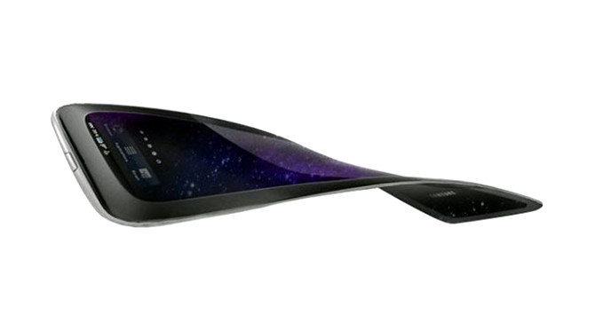 Điện thoại uốn cong của Samsung. Không có gì phải bàn cãi khi khái niệm điện thoại có màn hình uốn cong do Samsung khai sinh ra. Trong những năm qua, Samsung vẫn không ngừng phát triển về ý tưởng này, theo một số hình ảnh có được, hãng từng nghĩ đến việc sản xuất smartphone có thể đeo trên cổ tay.