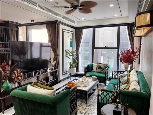 Căn hộ của Phương Oanh hiện đại, tất cả nội thất trong căn nhà đều được bố trí, sắp xếp hợp lý theo phong cách hiện đại, sang trọng.