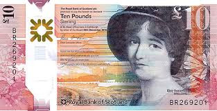 Tờ tiền này do Ngân hàng Hoàng gia Scotland phát hành nhưng được in bởi một số ngân hàng khác nhau và có giá trị lưu hành tại toàn lãnh thổ Anh.