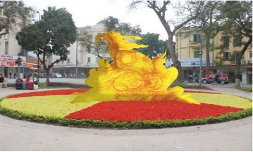 Một sự kiện nóng dư luận tuần qua đó là đề xuất dựng tượng rùa vàng ở hồ Gươm. Theo đề án của nhóm ý tưởng, bức tượng sẽ đúc bằng đồng nguyên chất và vàng đặt tại bờ Hồ Hoàn Kiếm Hà Nội, nặng từ 6-10 tấn đồng. Thông tin này nhanh chóng gây ra nhiều ý kiến trái chiều trong dư luận. Ảnh: Vietnamnet.