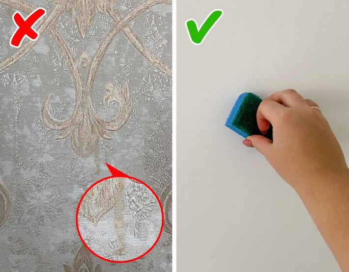 Sàn có họa tiết trang trí rất hấp dẫn cho đến thời điểm bạn phải lau rửa chúng. Bụi bẩn bám vào các đường may khiến bạn tốn thời gian lau dọn. Để tránh vấn đề này, hãy chọn sàn nhẵn.