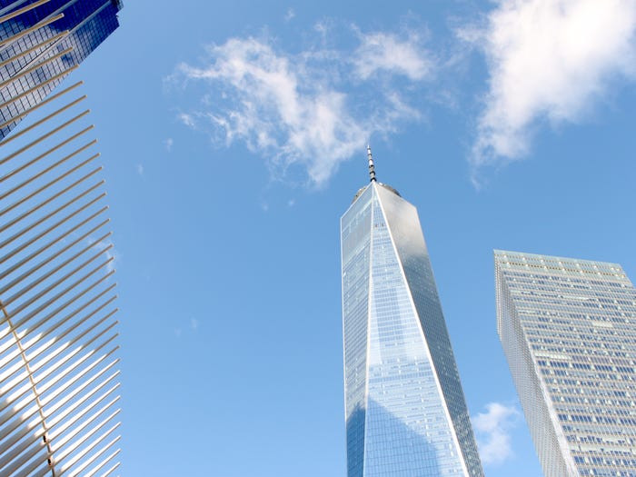 Tòa nhà One World Trade Center được xây dựng từ năm 2006, nằm ở Manhattan (New York).