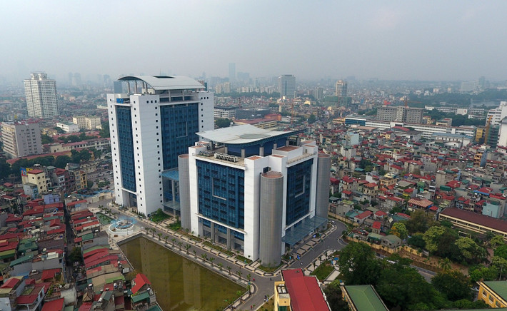 Trường ĐH Kinh tế Quốc dân, nơi mà Tân Hoa hậu Việt Nam 2020 đang theo học là một trong những ngôi trường có bề dày truyền thống lịch sử hàng đầu trong các trường đại học hiện nay của cả nước. Ảnh: Internet.
