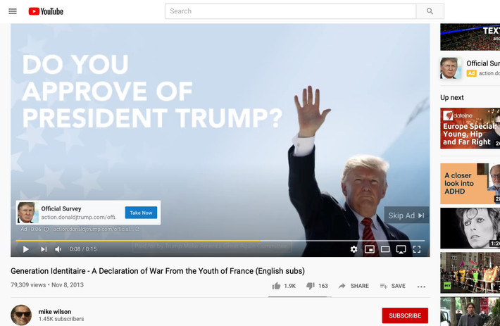 Cụ thể, YouTube đã không thể đáp ứng 75% yêu cầu quảng cáo ở một số khu vực nhất định, khiến giá quảng cáo chính trị ở các bang chiến trường tăng gấp đôi.
