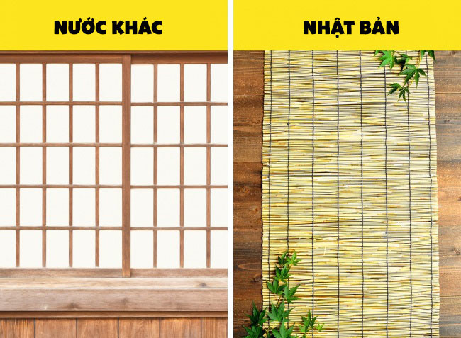 Các ngôi nhà của người Nhật luôn ưa chuộng những vật liệu tự nhiên như tre, gỗ, giấy tráng hoặc bông...Chúng rẻ hơn vật liệu công nghiệp như sắt hay đá, lại tạo cảm giác an toàn cho con người.