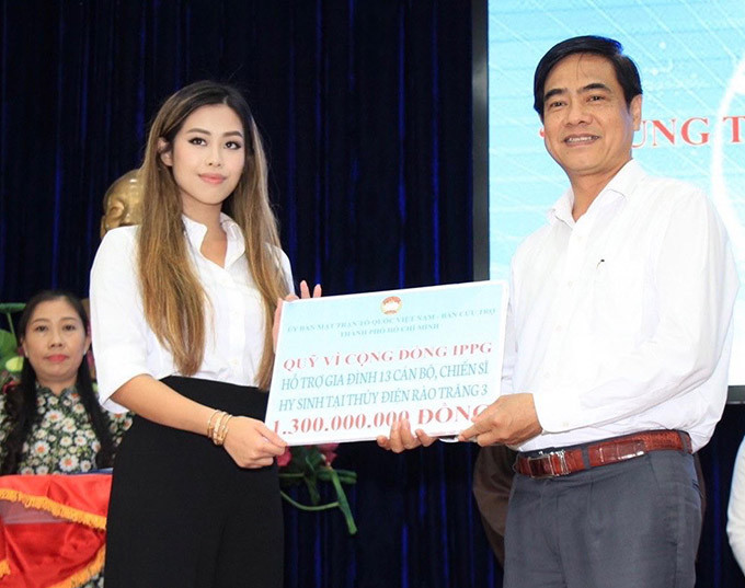 Hiện nay, Tiên Nguyễn là Giám đốc Quỹ vì cộng đồng IPP (do ông Johnathan Hạnh Nguyễn làm chủ tịch) kiêm Phó tổng giám đốc phát triển thị trường thời trang cao cấp. Ảnh: IPP.