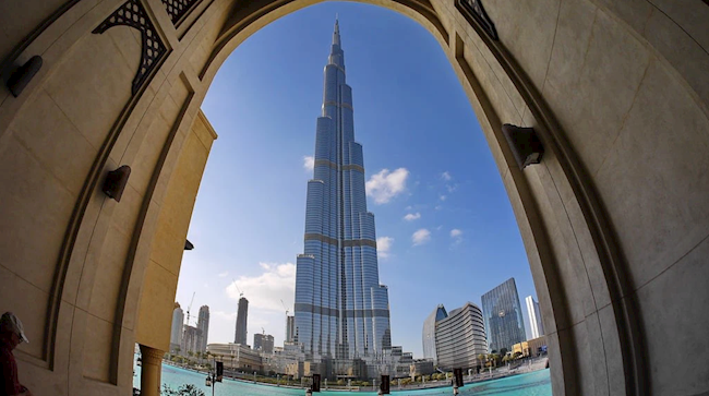 Khách sạn Swissotel Al Murooj Dubai nằm tại khu Downtown Dubai (UAE), có vị trí thuận lợi, nằm gần tòa tháp cao nhất thế giới Burj Khalifa và cách sân bay quốc tế 15 phút lái xe. Ảnh: Booking.