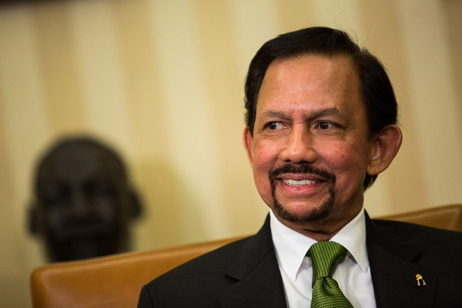 Đứng thứ 2 trong danh sách những ông vua giàu nhất thế giới là Quốc vương Brunei Hassanal Bolkiah với 28 tỷ USD. Ảnh: Getty.