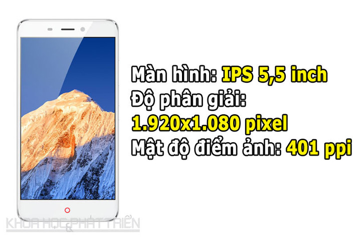 Màn hình được bảo vệ bằng kính cường lực Corning Gorilla Glass 3.