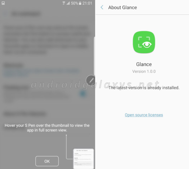 7. Glance. Một tính năng mới khác cải thiện khả năng đa nhiệm của Note là Glance. Các ứng dụng từ nay được mở trong chế độ cửa sổ có thể "co" lại thành một ô nhỏ, chẳng hạn bạn "co" clip YouTube xuống góc dưới bên phải màn hình khi đang đọc báo trong Chrome.