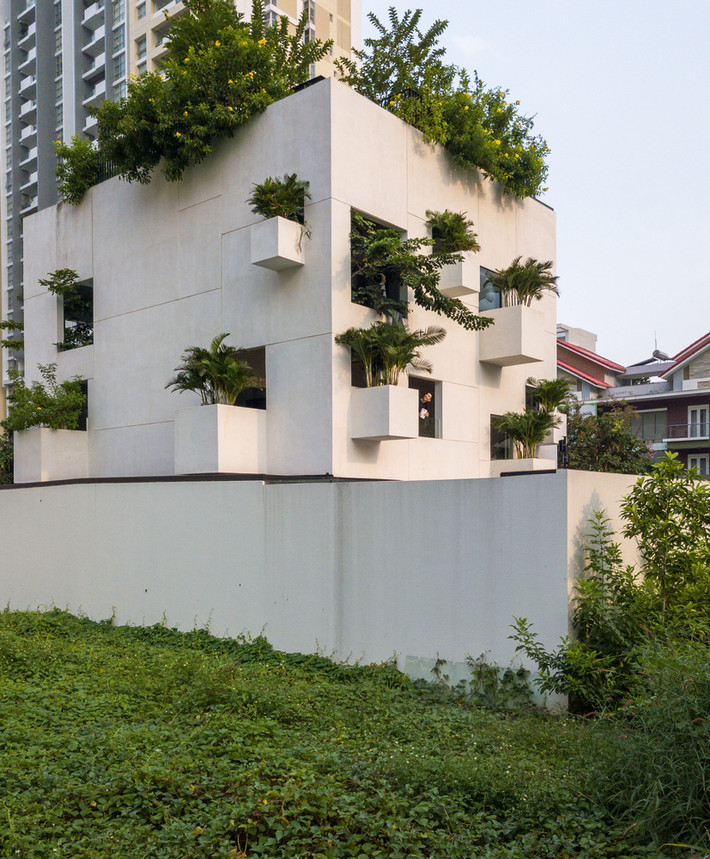 Toàn cảnh khu biệt thự được cho là đại gia và Hiền Hồ đã đi xem. Ảnh: Archdaily
