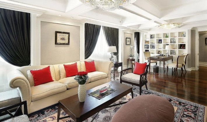 Thuộc khu Opera của khách sạn, Grand Prestige Suite rộng 176 m2 và được bài trí theo phong cách đương đại. Ảnh: Zing