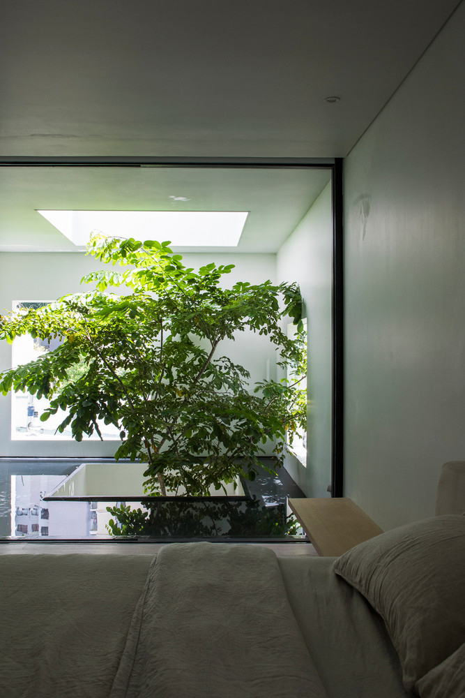 Thiên nhiên có thể luồn lách vào tận từng ngóc ngách của không gian sống. Ảnh: Archdaily