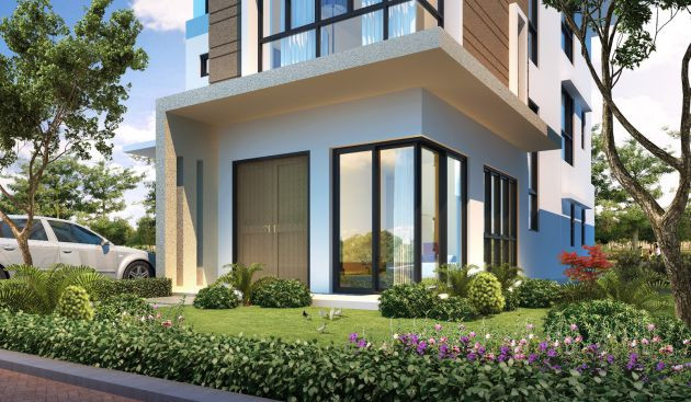 Mỗi căn biệt thự đơn lập ở đây có giá 65 triệu đồng/m2 và diện tích là 394 m2.