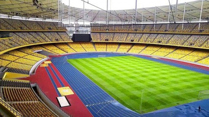 Sân vận động Bukit Jalil nằm trong khu liên hợp thể thao quốc gia của Malaysia tại miền nam Kuala Lumpur (Malaysia) là nơi diễn ra trận chung kết lượt đi giữa đội chủ nhà và đội tuyển quốc gia Việt Nam vào ngày 11/12 tới đây. Ảnh: Getty Imgage.