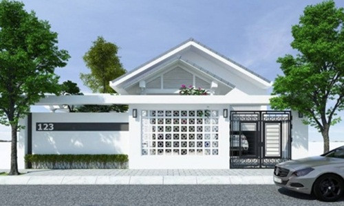 Nhà cấp 4 được xem là mẫu nhà phù hợp nhất cho những gia đình có kinh tế eo hẹp. Thêm nữa, nhà cấp 4 có vô vàn phong cách khác nhau cho gia chủ lựa chọn. Ảnh: Internet.