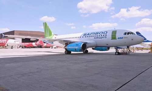 Mới đây, Bamboo Airways đã nhận chiếc máy bay đi thuê đầu tiên từ đối tác. Đây là chiếc Airbus A319 số hiệu 2568 mà Bamboo Airways thuê từ công ty WWTAI AIROPCO II DAC với thời hạn 48 tháng. Ảnh: Bamboo Airways.