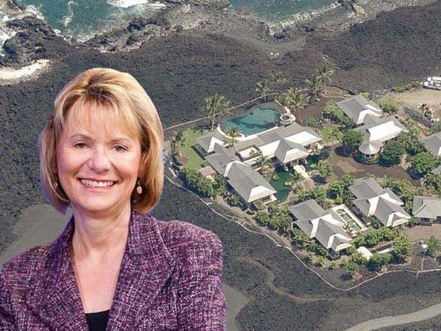 Cựu CEO của Yahoo Carol Bartz thường nghỉ tại ngôi nhà 5 phòng ngủ trên Đảo Lớn của Hawaii. Ảnh: BI.