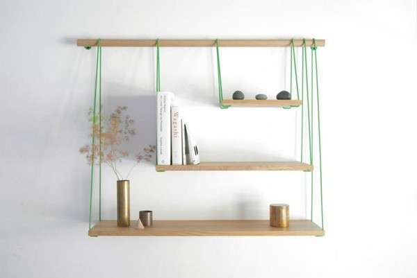 Ưu điểm của loại kệ này là tháo lắp dễ dàng, thuận tiện cho việc di chuyển. Ảnh: Homedit.