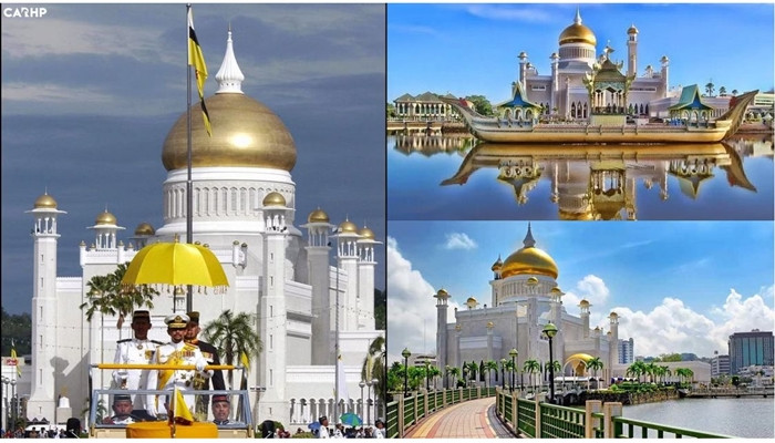 Một minh chứng khác thể hiện độ giàu có của Quốc vương Brunei là cung điện dát vàng lớn nhất thế giới trị giá khoảng 1,5 tỷ USD.