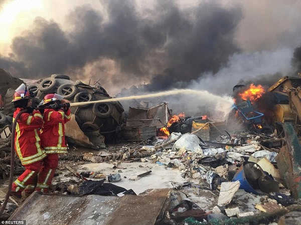 Nhiều nước trên thế giới đã gửi lời chia buồn với Lebanon sau thảm họa. (Ảnh: Reuters)