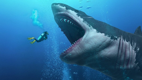 Nếu sư tử được coi là chúa sơn lầm thì cá mập khổng lồ Megalodon được coi là vị vua thực sự của đại dương. Sở hữu cơ thể dài tới 15m và trọng lượng có thể đạt gần 47 tấn, con vật hung dữ này thường bơi lang thang ở đại dương sâu thẳm vào khoảng 28 triệu năm trước.