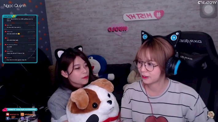 Dù chưa từng công khai về mối quan hệ, mỗi lần xuất hiện trên livestream, MisThy và Diệp Anh luôn dành được rất nhiều cảm tình từ phía người hâm mộ.