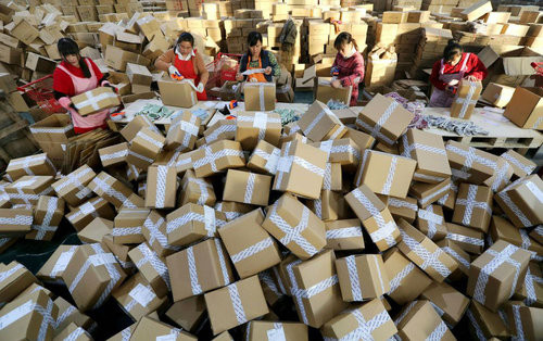 Ngày lễ độc thân 2019 diễn ra vào một thời điểm đặc biệt của Alibaba, khi công ty chuẩn bị huy động 15 tỷ USD thông qua niêm yết cổ phiếu lần hai tại thị trường Hồng Kông. Ảnh: Getty Image.