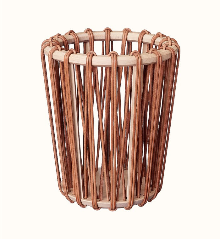 Ai dám đầu tư chiếc thùng rác bằng gỗ của Hermès có giá 7.650 USD (177 triệu đồng).