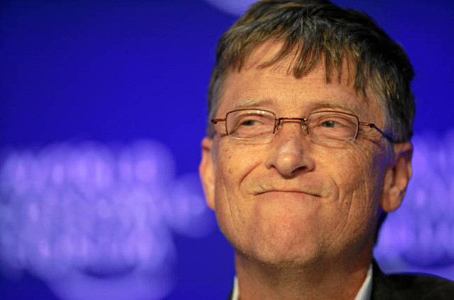 Bill Gates đã học tiếng Latin và Hy Lạp ở trường trung học và đạt điểm A nhưng ông mong muốn có thể nói được tiếng Pháp, tiếng Ả Rập hay Trung Quốc.