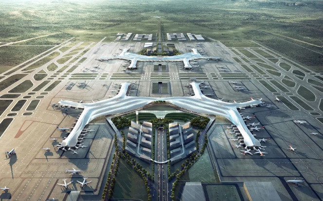 Ngoài Đại Hưng, Trung Quốc còn đang thực hiện một dự án sân bay lớn nữa là Sân bay Quốc tế Chengdu Tianfu ở Thành Đô. Ảnh: Chengdu-expat.