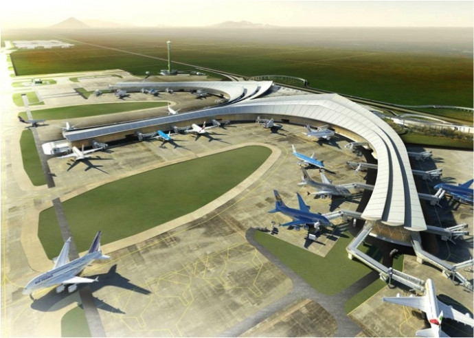 Nhiều ý kiến cho rằng, suất đầu tư sân bay quốc tế Long Thành chênh khá cao so với sân bay có công suất tương đương ở nhiều quốc gia trên thế giới. Ảnh: Zing.