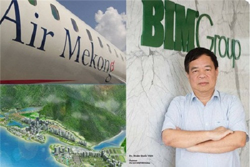 Air Mekong được thành lập với số vốn điều lệ 200 tỷ đồng, bởi nhiều nhà đầu tư Việt Nam, trong đó người "cầm trịch" là Tập đoàn BIM (Công ty Đầu tư phát triển sản xuất Hạ Long) - một tập đoàn nổi tiếng tại Quảng Ninh. Ông Đoàn Quốc Việt - Chủ tịch Hội Đồng Quản Trị kiêm Tổng giám đốc tập đoàn BIM, cũng là Chủ tịch của hàng hàng không Mê Kông. Ảnh: Ndh.