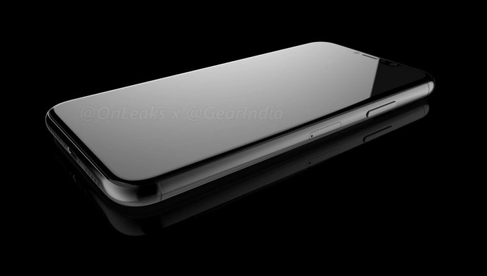 Với bản dựng này, cảm giác đầu tiên xuất hiện trong mắt người dùng là iPhone 8 khá dày. Theo tác giả, máy sẽ có kích thước là 143.5 x 70.9 x 7.7 mm, kích thước màn hình lên đến 5,8 inch.