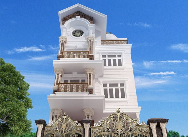 Cổ điển nhưng không quá cầu kỳ. Thay vào đó là sự thanh lịch trong từng chi tiết. Ảnh: Thietkexaydung.