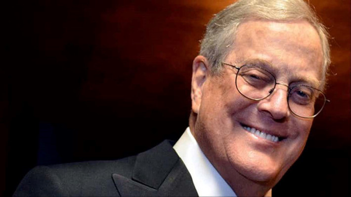 9. David Koch, Mỹ - 48,3 tỷ USD: Cùng với người anh trai tỷ phú Charles Koch, đây là hai ông chủ quyền lực của Tập đoàn Koch Industries.