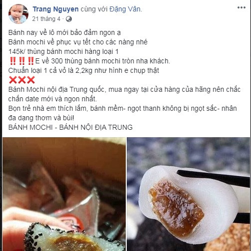 Đồ ăn vặt gắn mác nội địa Trung Quốc có nhiều loại khác nhau bánh ngọt, bánh mặn; kem; chân gà rút xương; các loại thịt gà, thịt lợn...thậm chí cả thịt hổ.