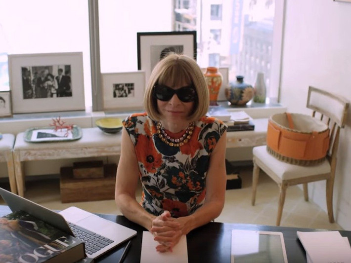 Văn phòng của Anna Wintour ở tòa nhà Conde Nast cũ.