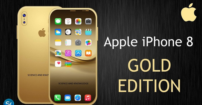 Goldgenie sẽ bóc tách, cấu thành bộ phận của iPhone 8 ra và thay thế khung máy thông thường bằng khung kim loại mạ vàng 18K nguyên chất. Ảnh: Youtube.