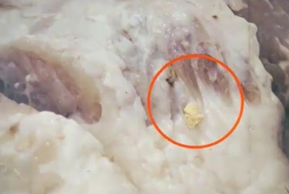 Sau đó chảy nước và bốc mùi hôi thối.